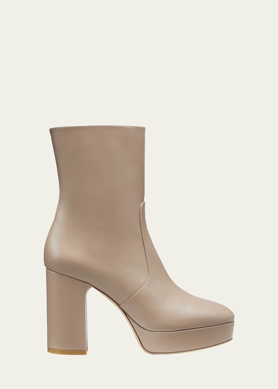 Image 1 of 1: Dayna Leather Platform Booties