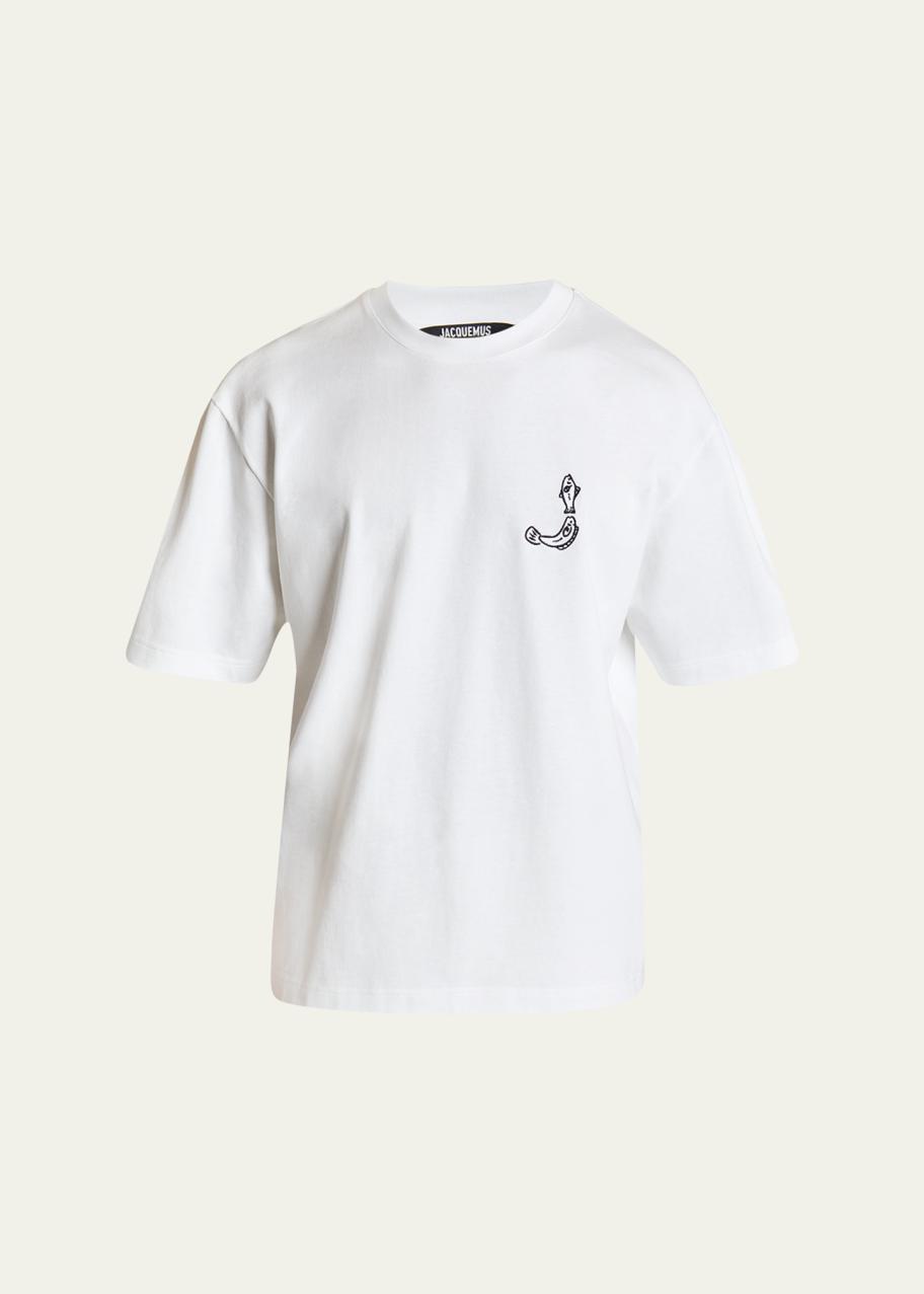 T-shirt Jacquemus Meru - Homme - Blanc - Taille L - Coton - Neuf Avec étiquettes