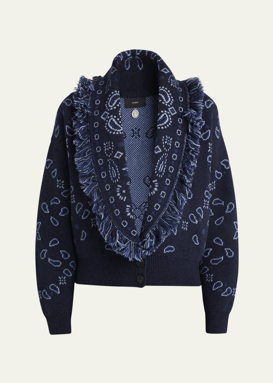 Bandana Upcycled Cardigan