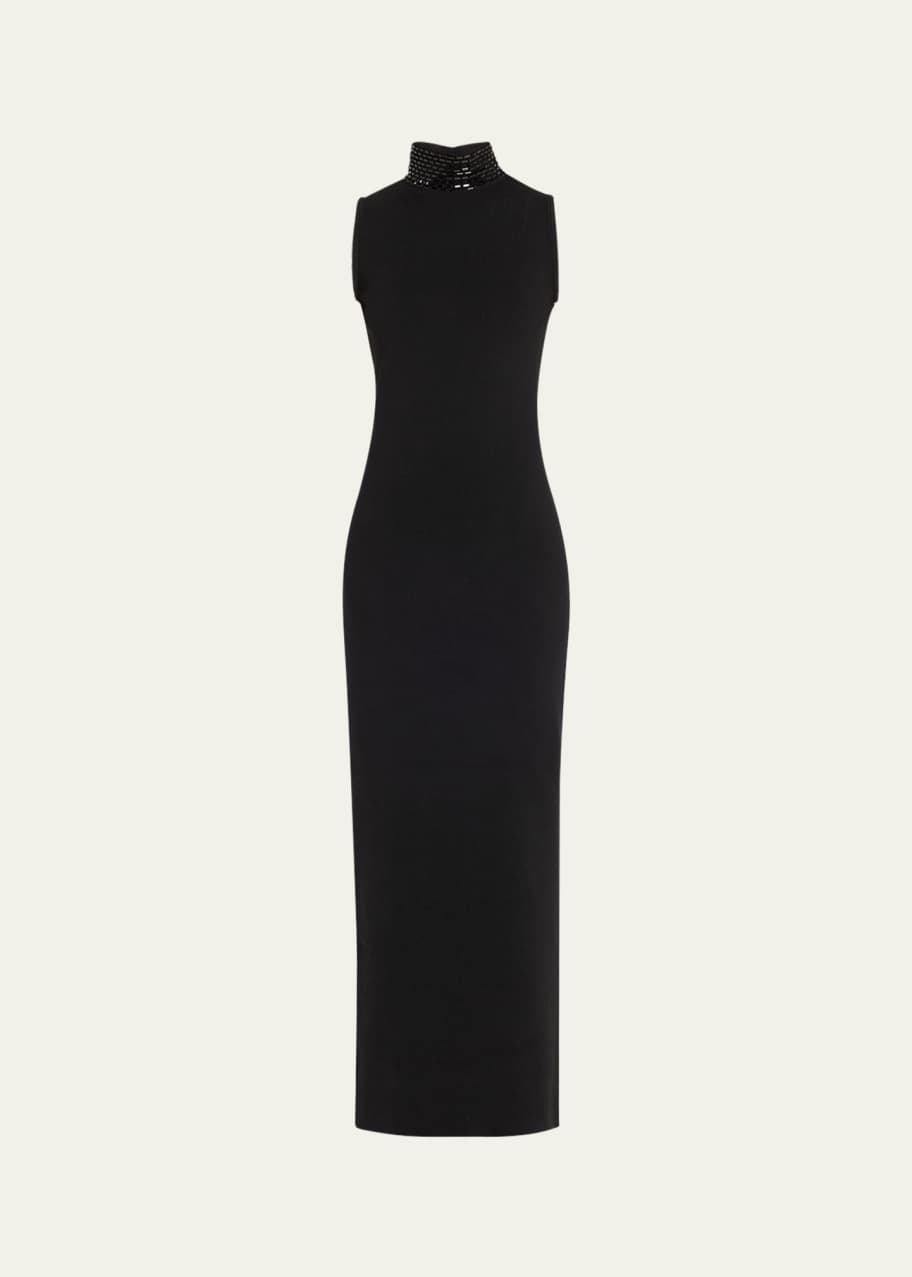 Image 1 of 1: Envy Mock-Neck Maxi Dress