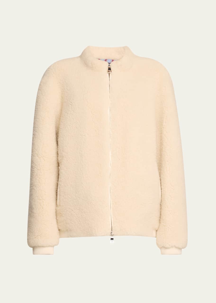 Image 1 of 1: T Bird Cashmere Flight Jacket