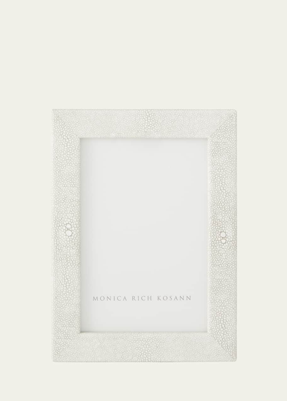Image 1 of 1: Photographer's Molding Shagreen-Embossed Faux Leather Frame, 4" x 6"
