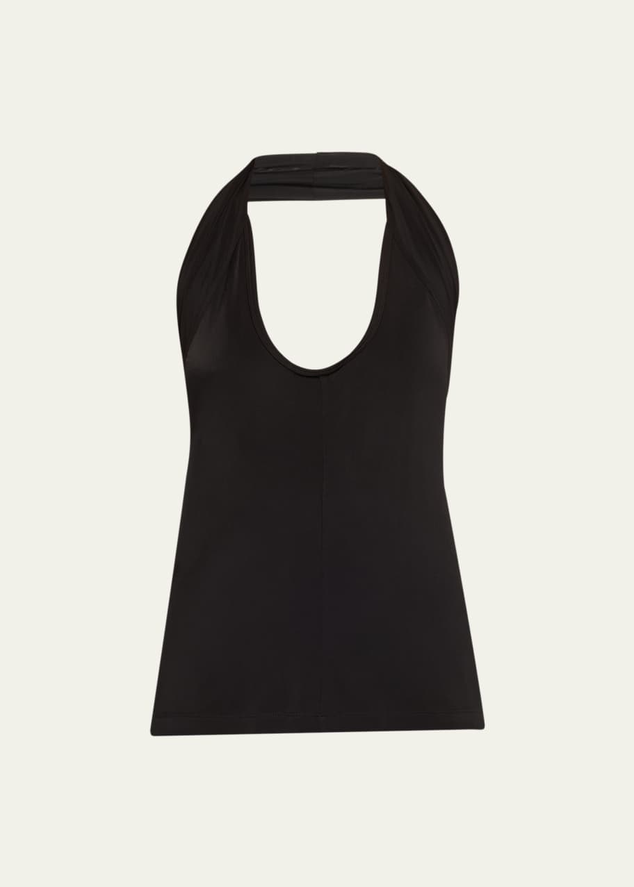 Image 1 of 1: Liquid Jersey Halter Top