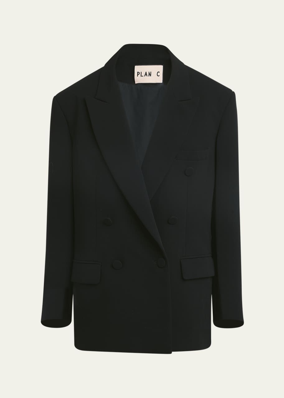 Image 1 of 1: Double-Breasted Blazer