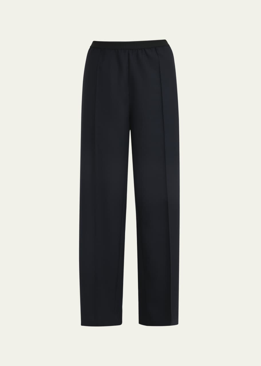 Image 1 of 1: Wool Straight Leg Pants