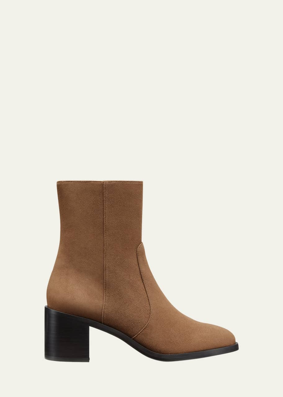 Image 1 of 1: Esme Suede Zip Booties