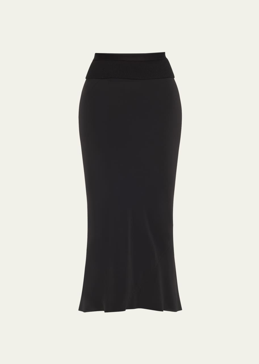 Rick Owens Calf Length Bias Skirt - Bergdorf Goodman
