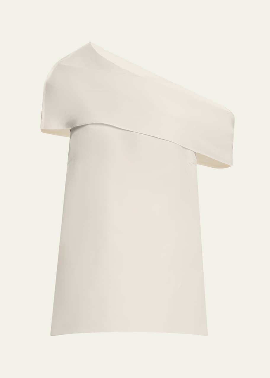 Image 1 of 1: Isabel Off-Shoulder Silk Blouse