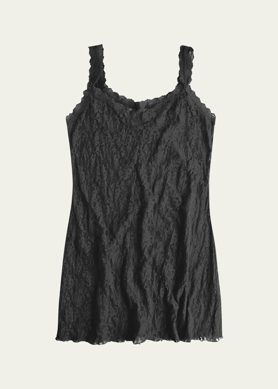 Hanky Panky Chemisette Mini In Pizzo Con Scollo A Cuore - Leggera E Perfetta Per Dormire