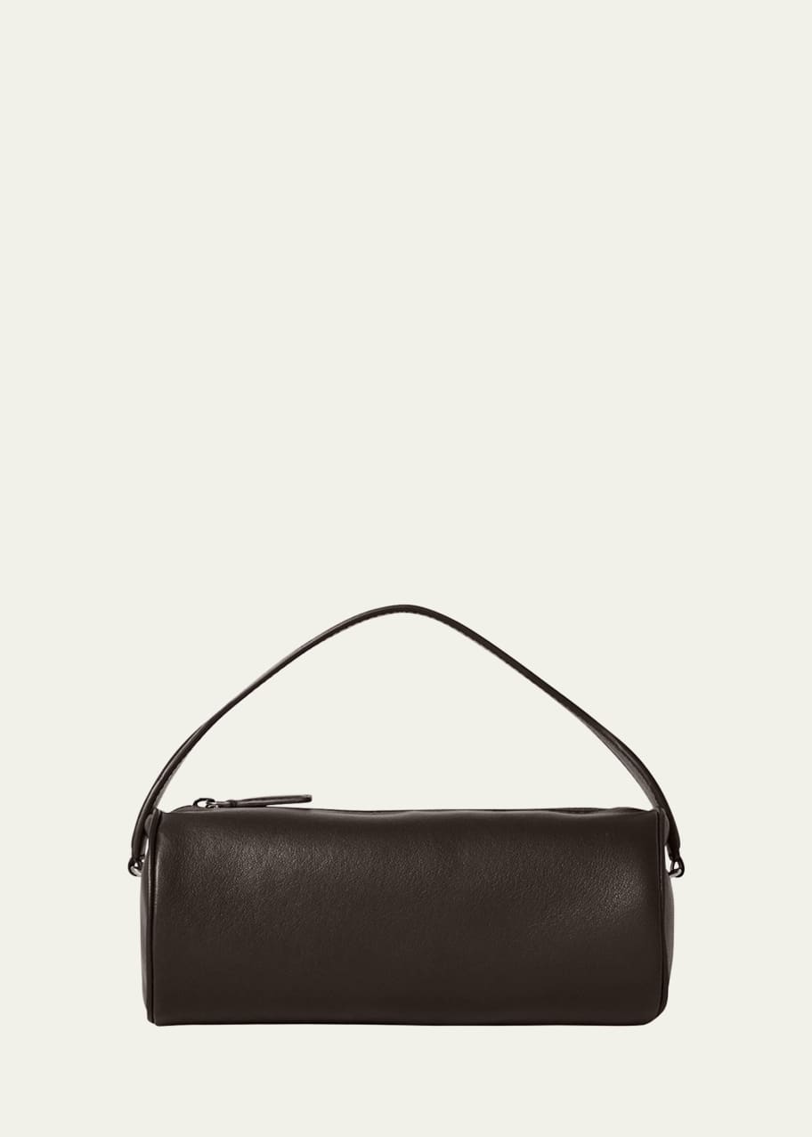 Image 1 of 1: Round 90s Baguette in Nappa Leather