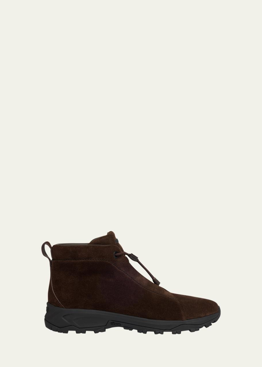 ZEGNA Men's Triple Stitch™ Vetta Suede Boots - Bergdorf Goodman