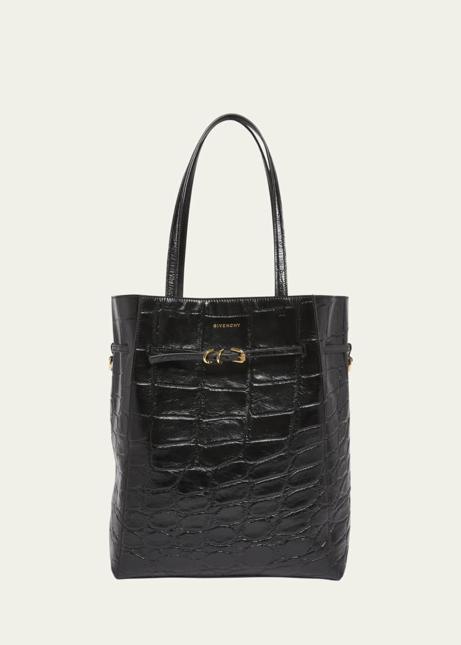 Givenchy Voyou Medium Tote Bag in Embossed Leather