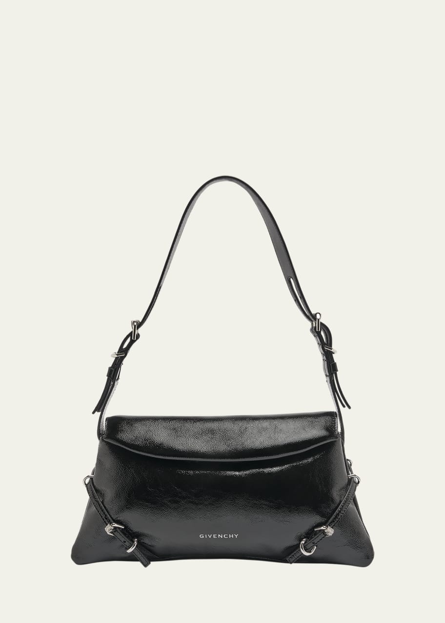 Image 1 of 1: Voyou Small Shoulder Bag in Leather