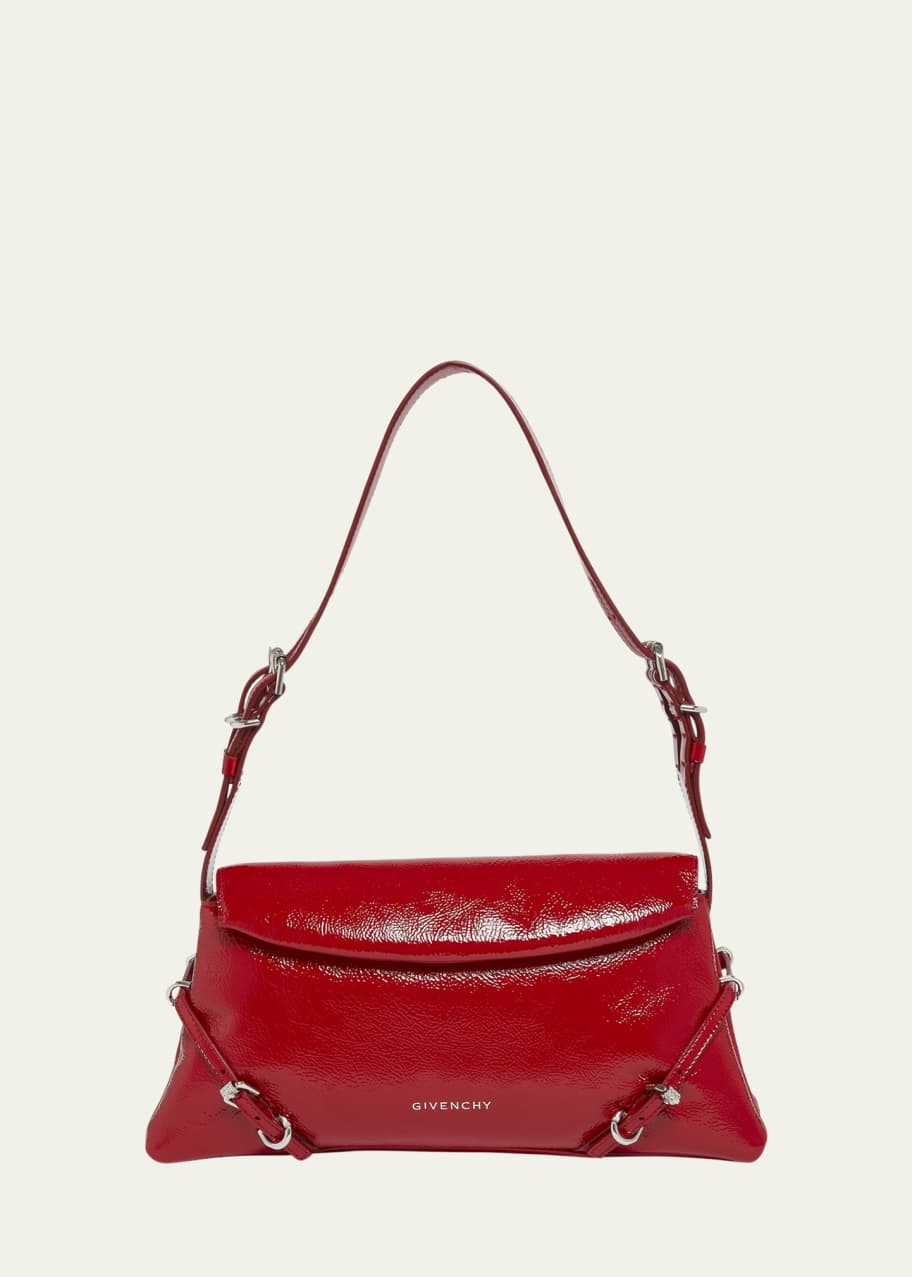 Image 1 of 1: Voyou Small Shoulder Bag in Leather