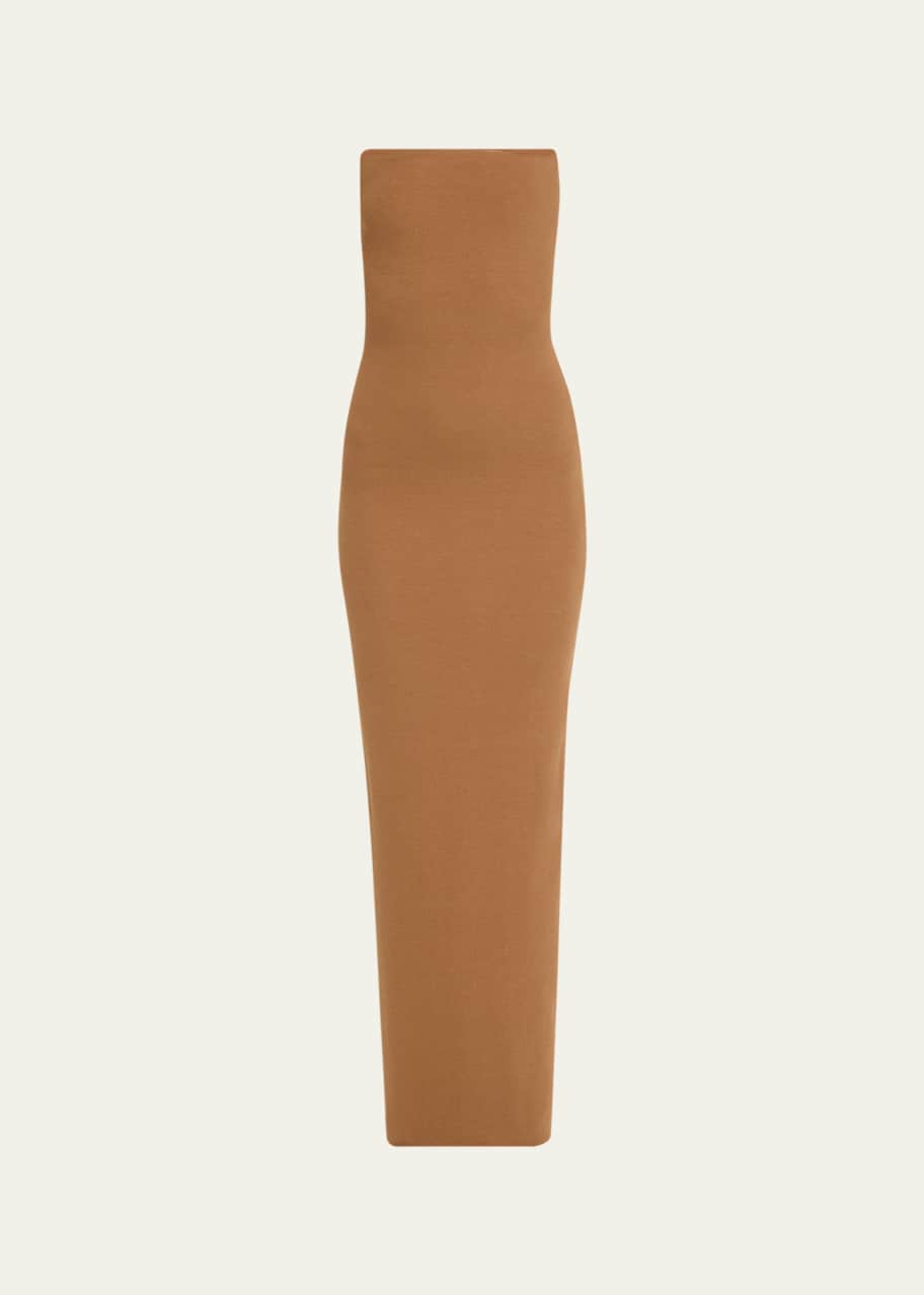Image 1 of 1: Ribbed Tube Maxi Dress