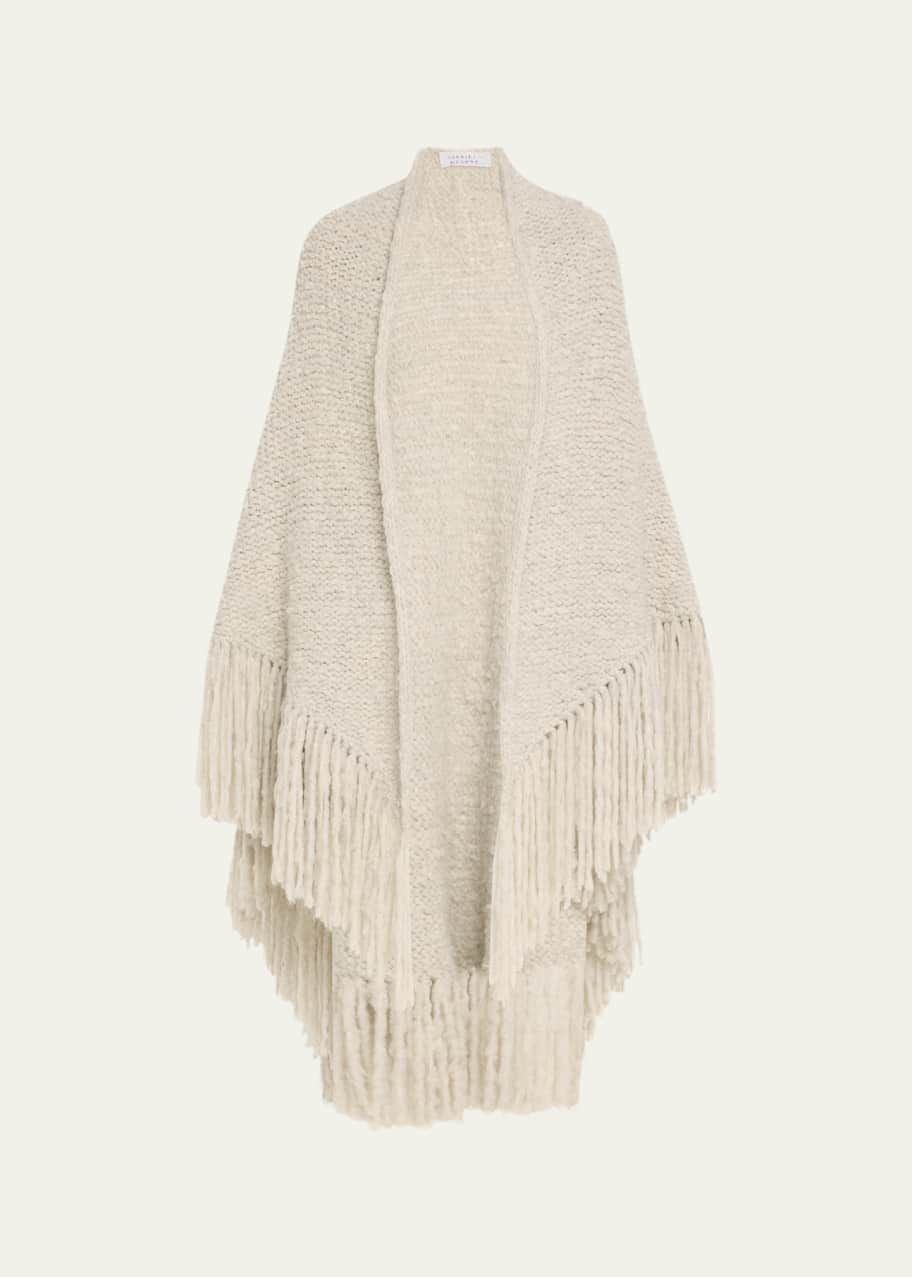 Image 1 of 1: Lauren Fringe Cashmere Wrap