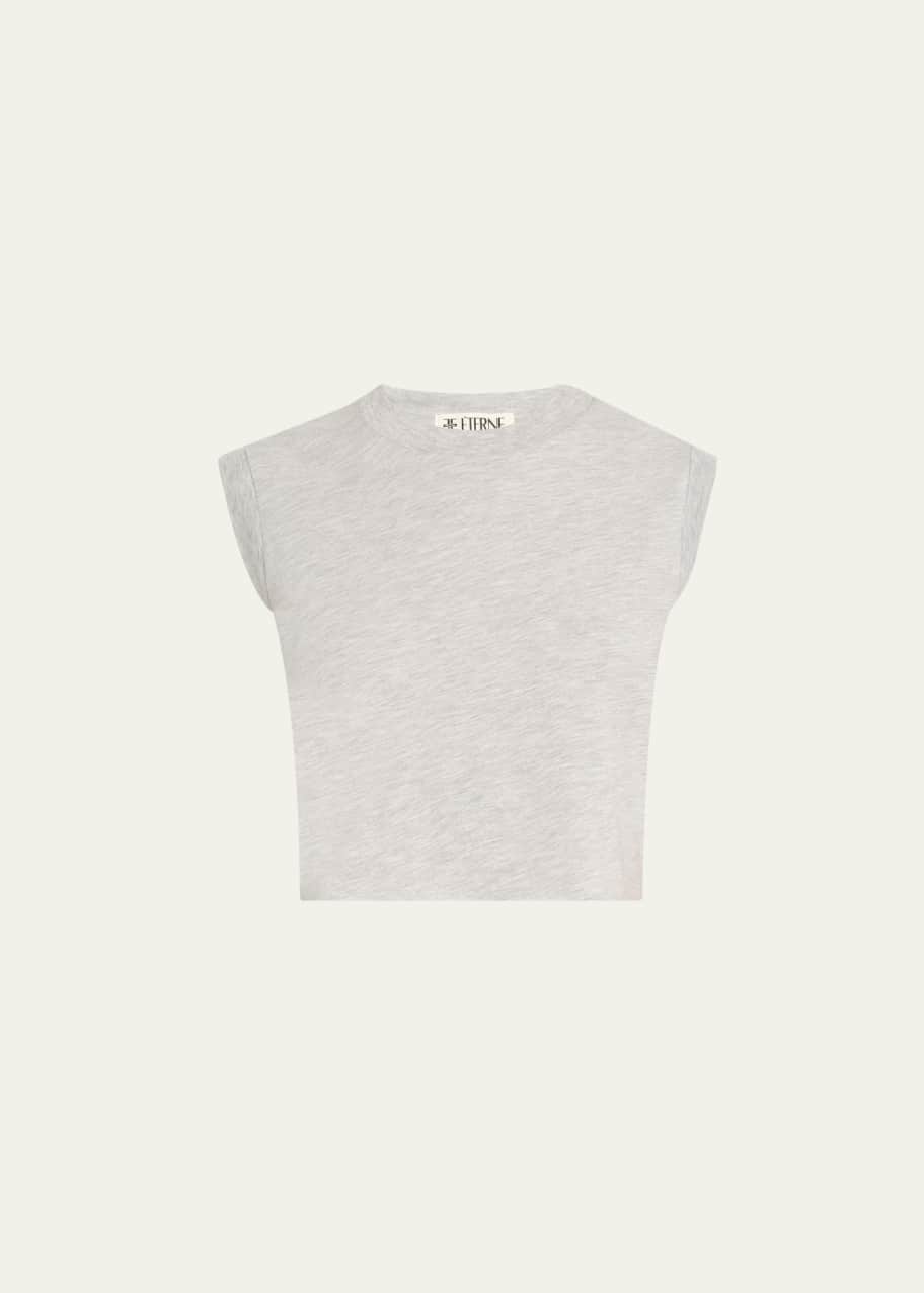 Image 1 of 1: Cropped Muscle Tank Top