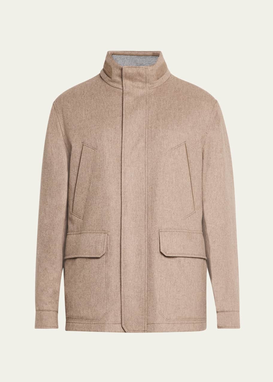 ZEGNA Men's Oasi Cashmere Elements Field Jacket - Bergdorf Goodman