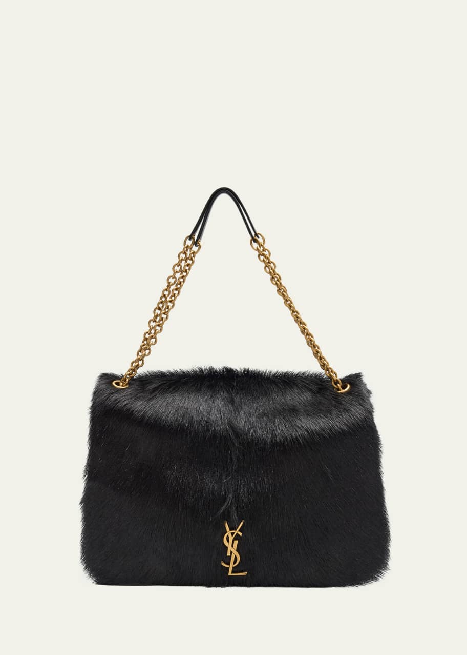 【関税&送料込】Saint Laurent Black Shearling Jamie 4.3 Shou Saint Laurent Black Shearling Jamie 4.3 Shoulder Bag