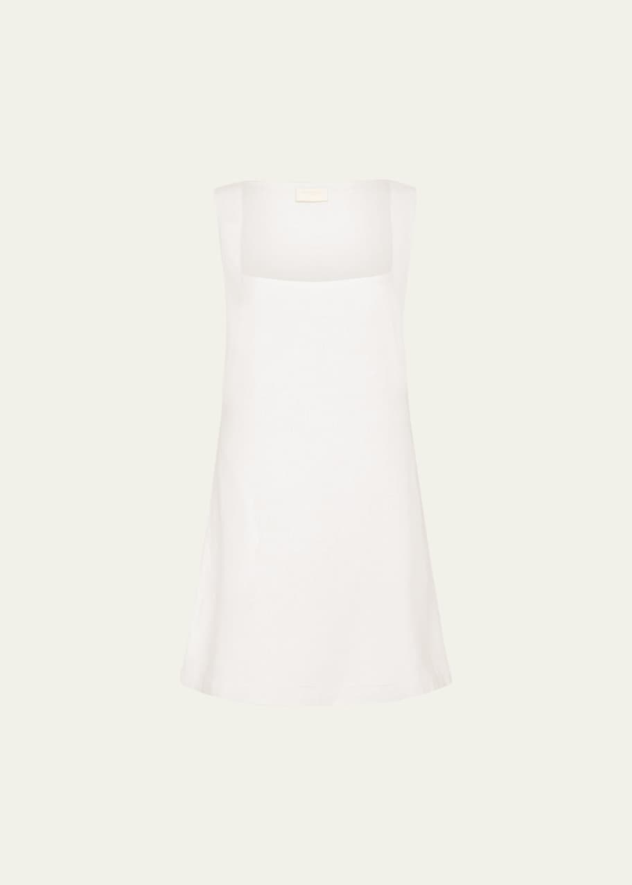 Image 1 of 1: Alice Sleeveless Linen Mini Dress