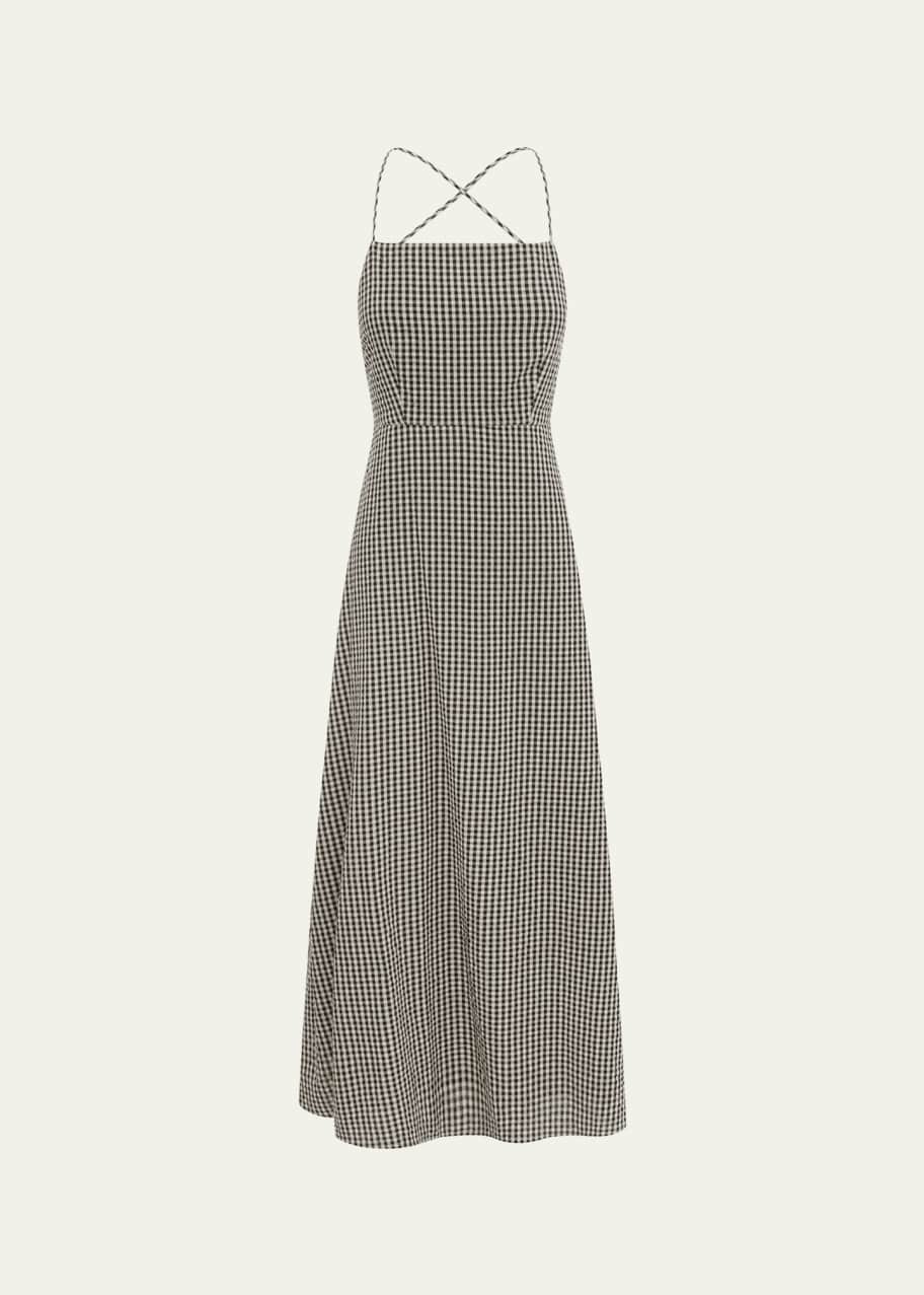 posse midi dress Posse Lindie Ruched Cotton Midi Dress - Women - Baby pink Dresses