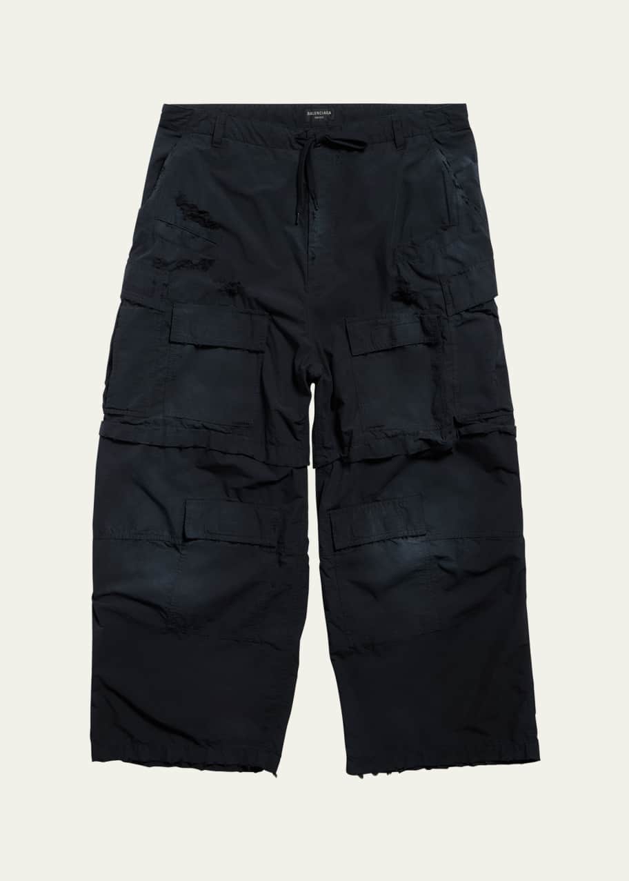 パンツ balenciaga large Cargo pants Balenciaga Men's Ripstop Large Cargo Pants - Bergdorf Goodman