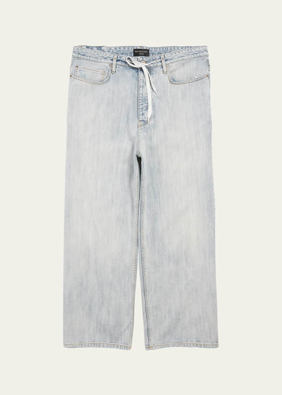 Image 1 of 1: Men's Baggy Ring Denim Jeans