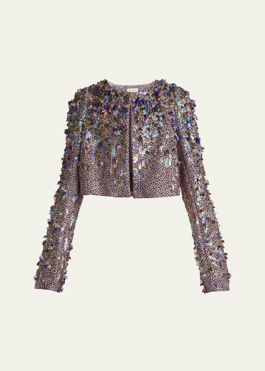 Image 1 of 1: Bea Embellished Short Jacket