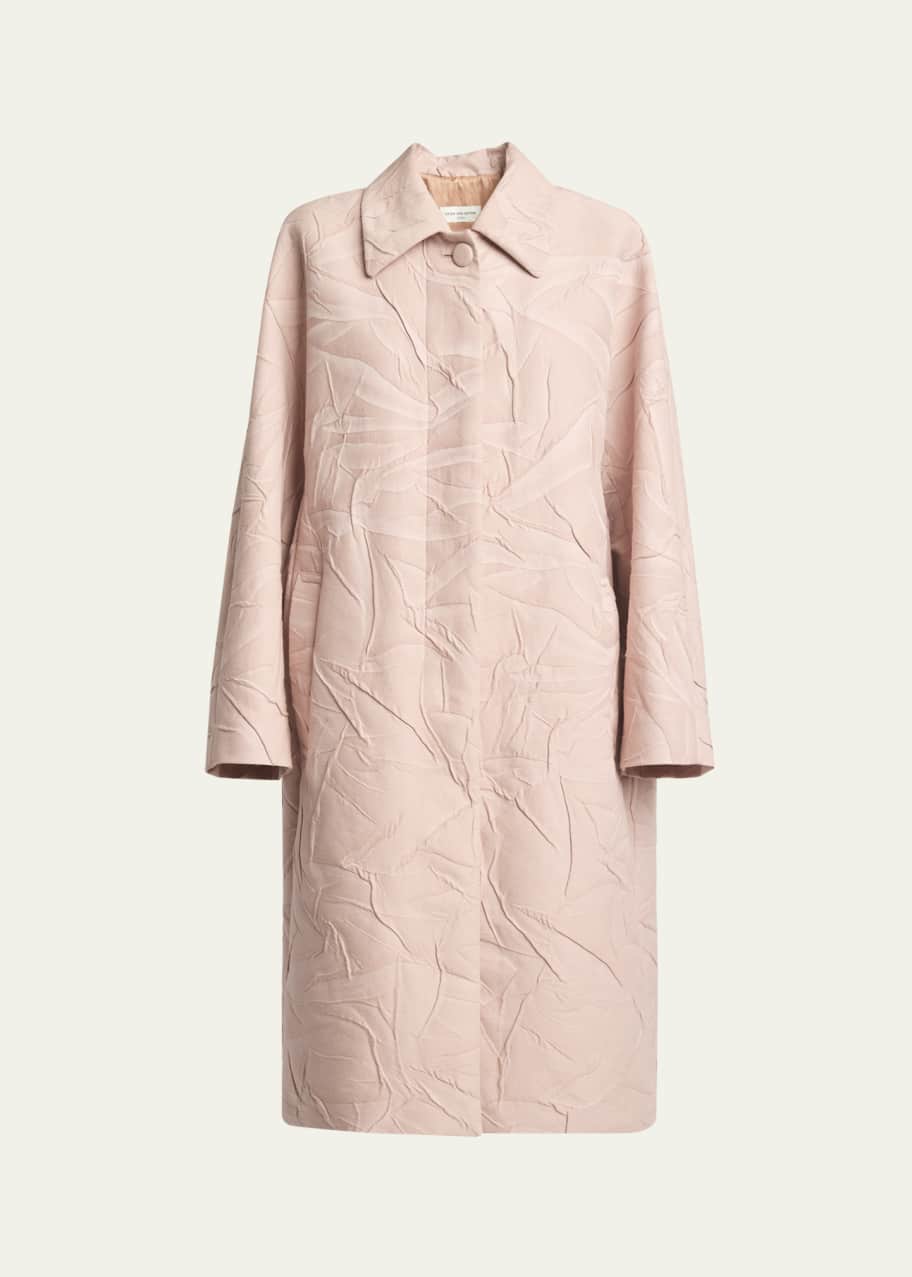 Dries Van Noten Roolsy Jacquard Overcoat - Bergdorf Goodman