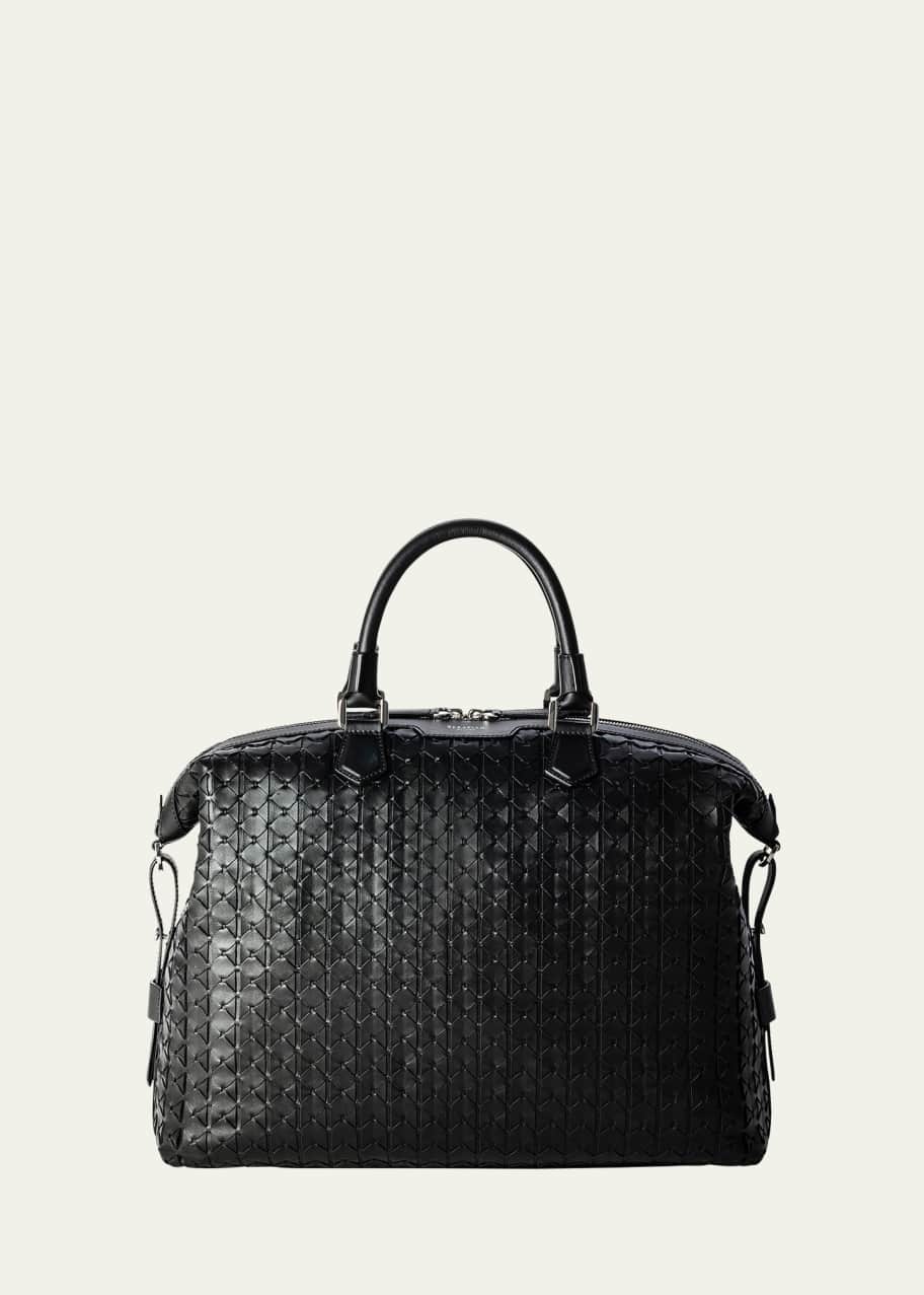 Image 1 of 1: Men's Mosaico Leather Briefcase