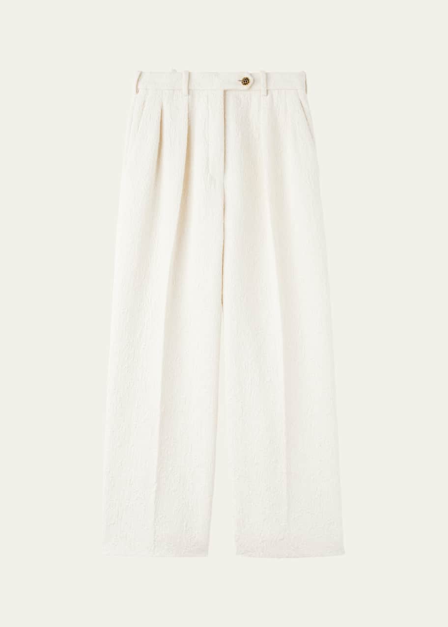 Image 1 of 1: Bart Silk Cloquet Trousers