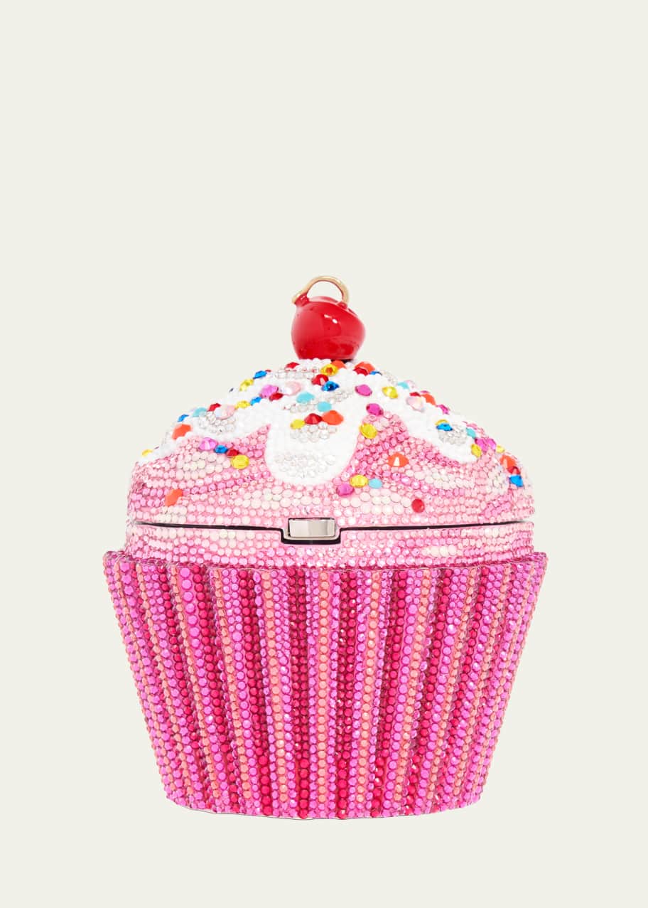 Image 1 of 1: Cherry Cupcake Crystal Minaudiere