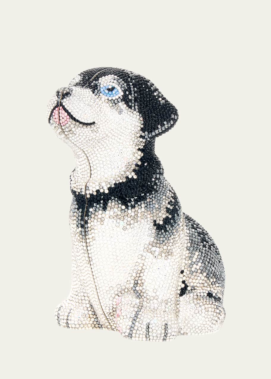 Image 1 of 1: Puppy Saddie Crystal Minaudiere