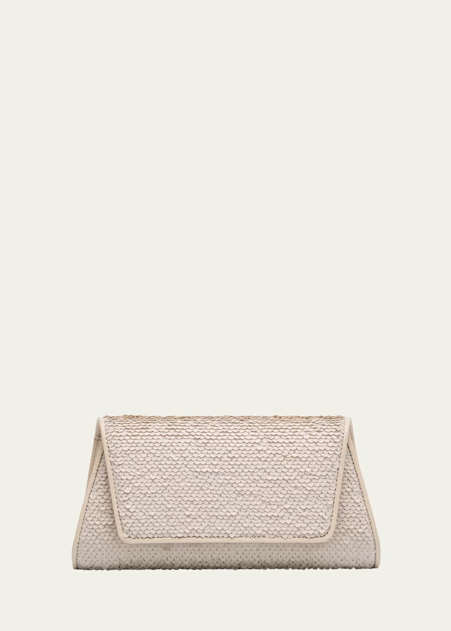 Image 1 of 1: Anouk Mini Sequined Clutch Bag