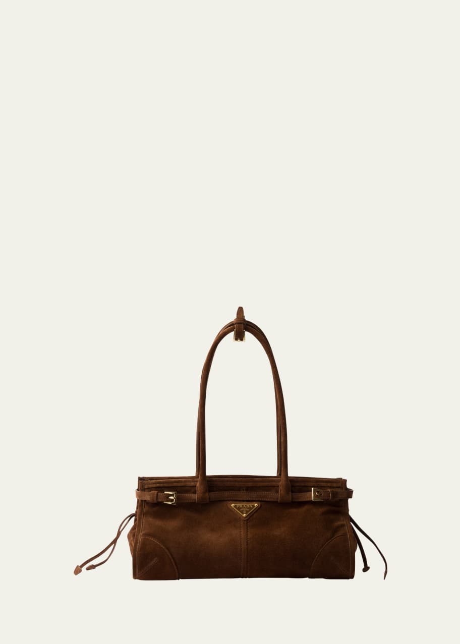 Prada suede purse clearance