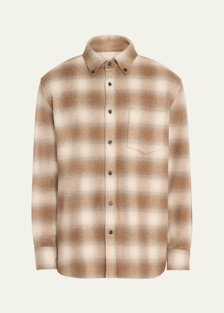 Image 1 of 1: Men's Jack Tartan Flannel Button-Down Shirt