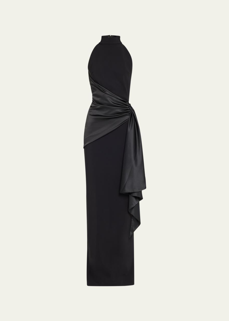 Robe Karen Millen Noire – Style Corset, Nœud Origami, Taille UK8, Occasion Très Bon état