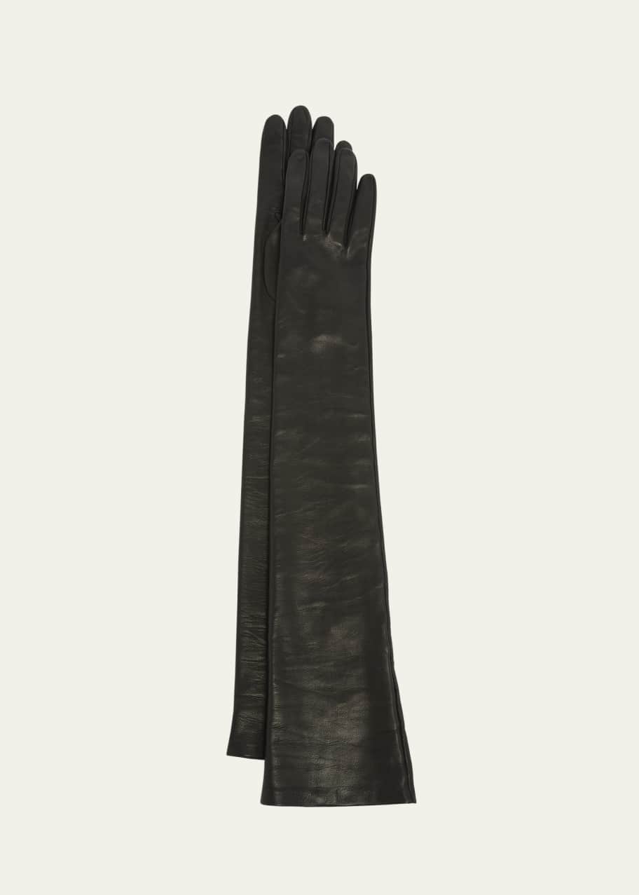 Dries Van Noten Men's Long Calfskin Leather Gloves - Bergdorf Goodman