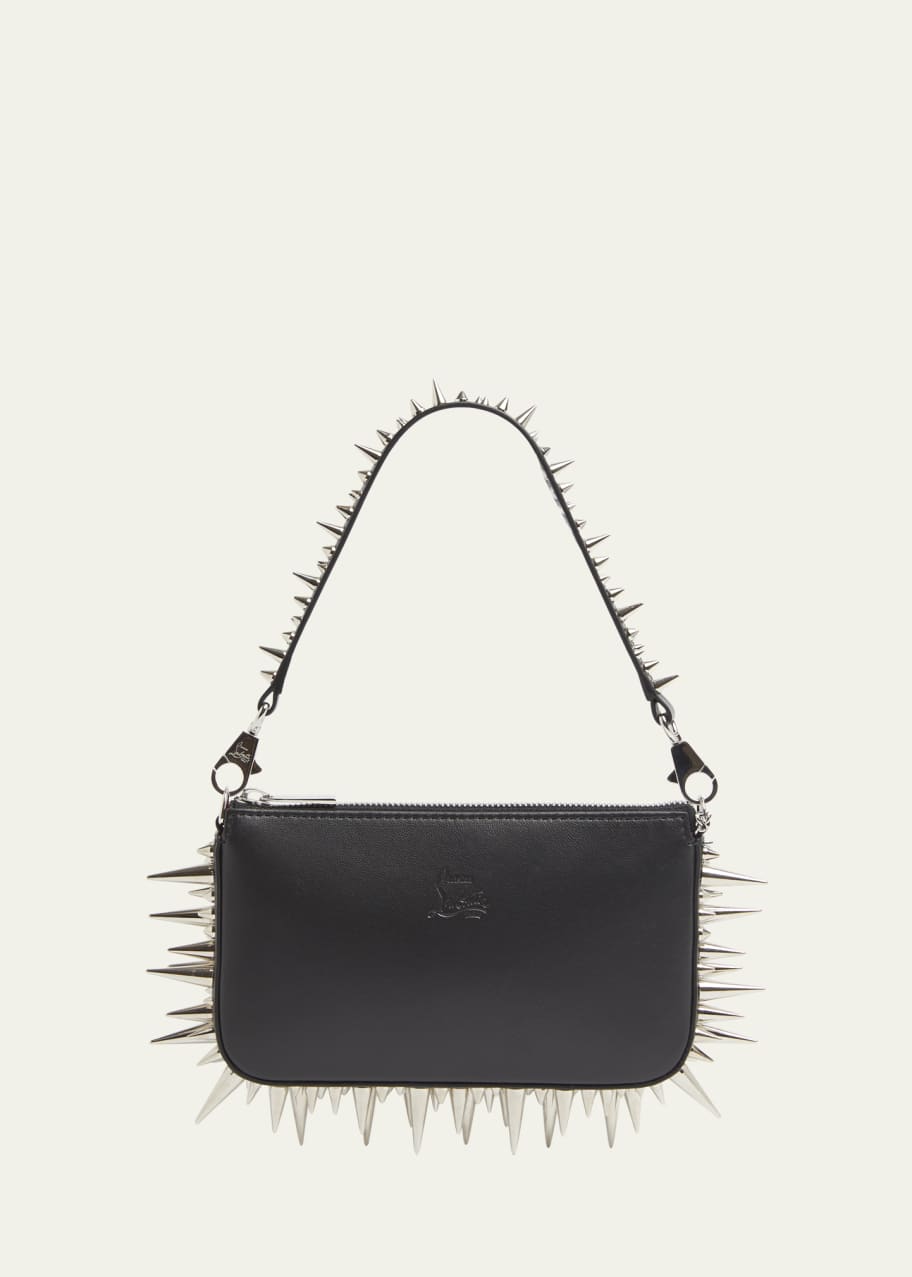 Image 1 of 1: Loubila Mini Spike Leather Shoulder Bag