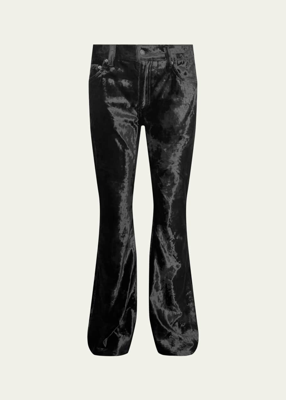 Image 1 of 1: Men's Jimmy Stretch Velvet Flare Jeans