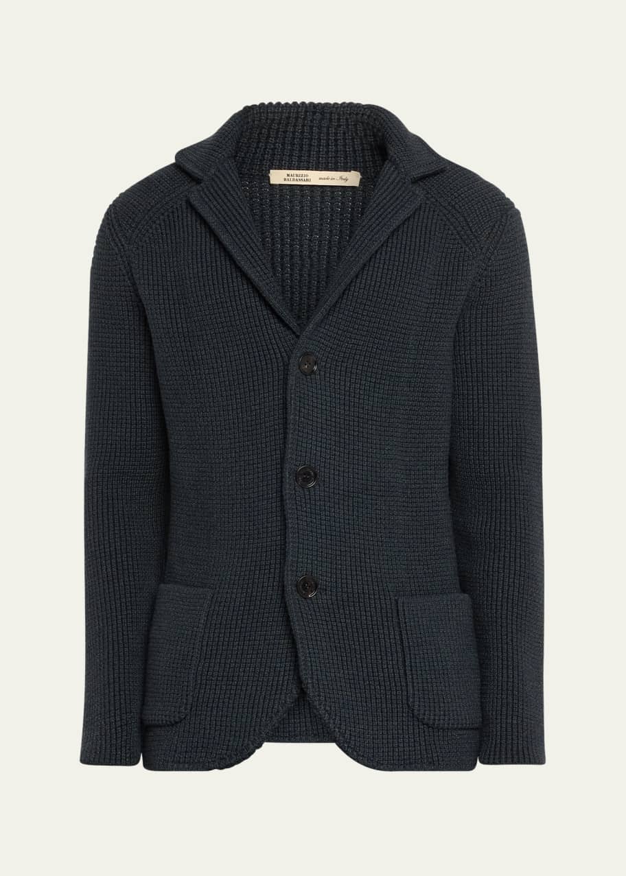baldassari reversible navy grey sweater