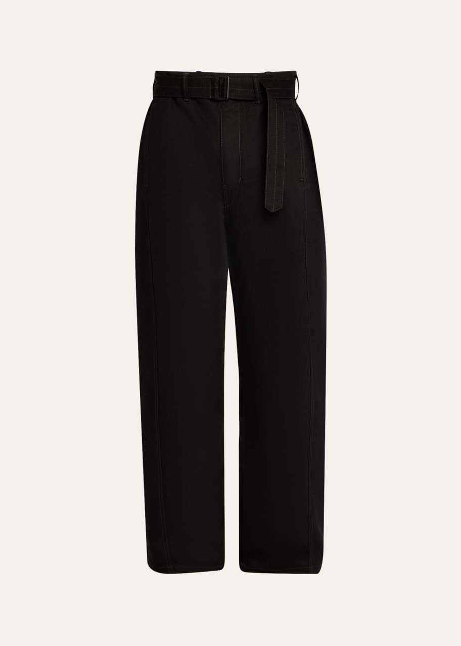 LEMAIRE Men's Twisted Self-Belt Pants - Bergdorf Goodman