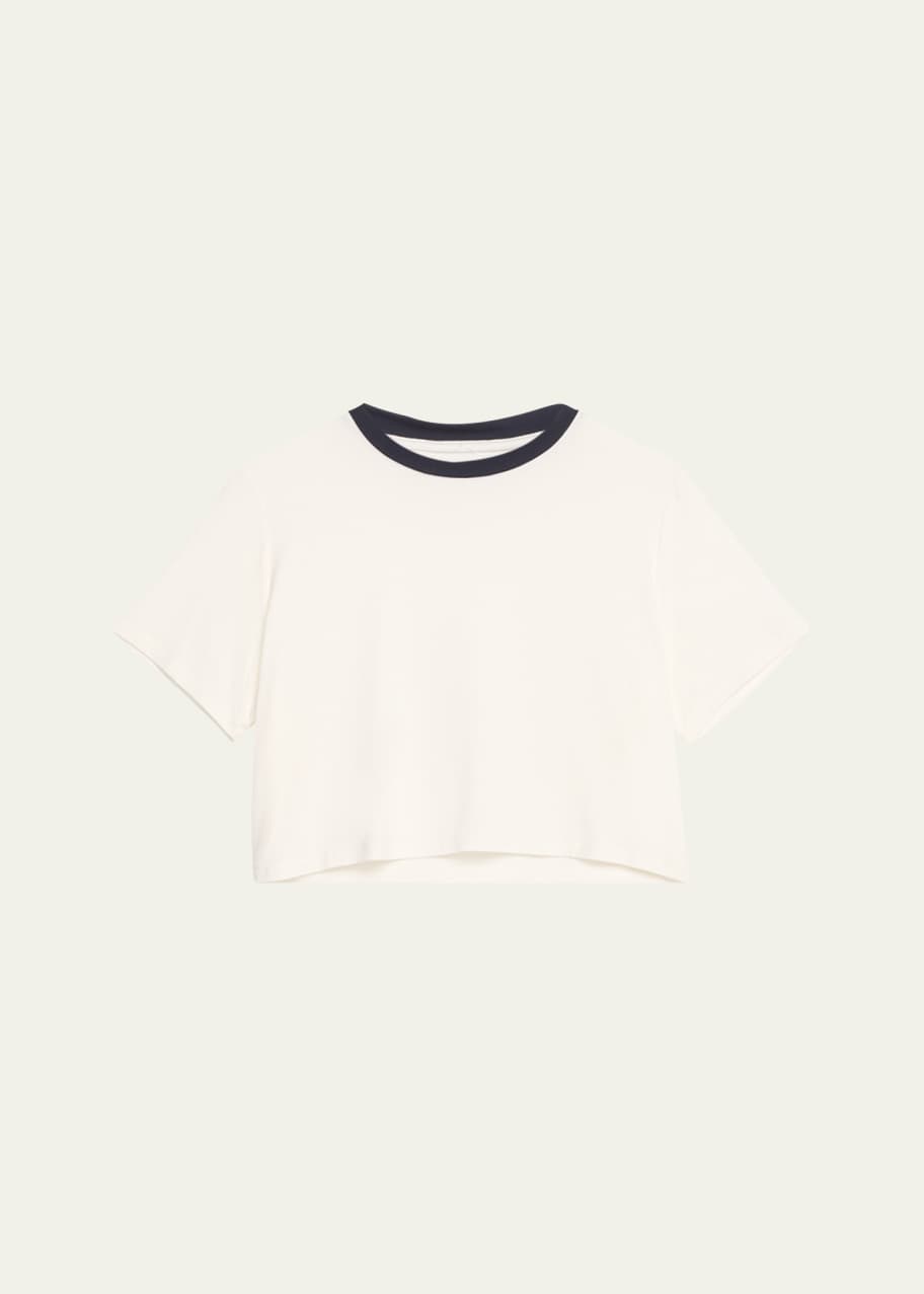 Image 1 of 1: Djuna Cropped Ringer Tee