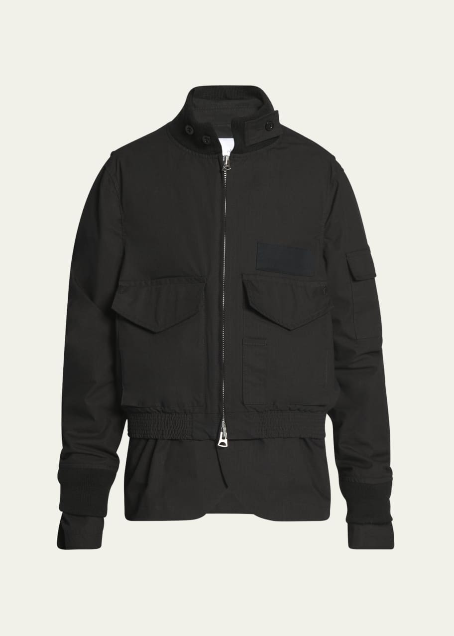 Image 1 of 1: Men's M65 Double-Layered Oversized Jacket