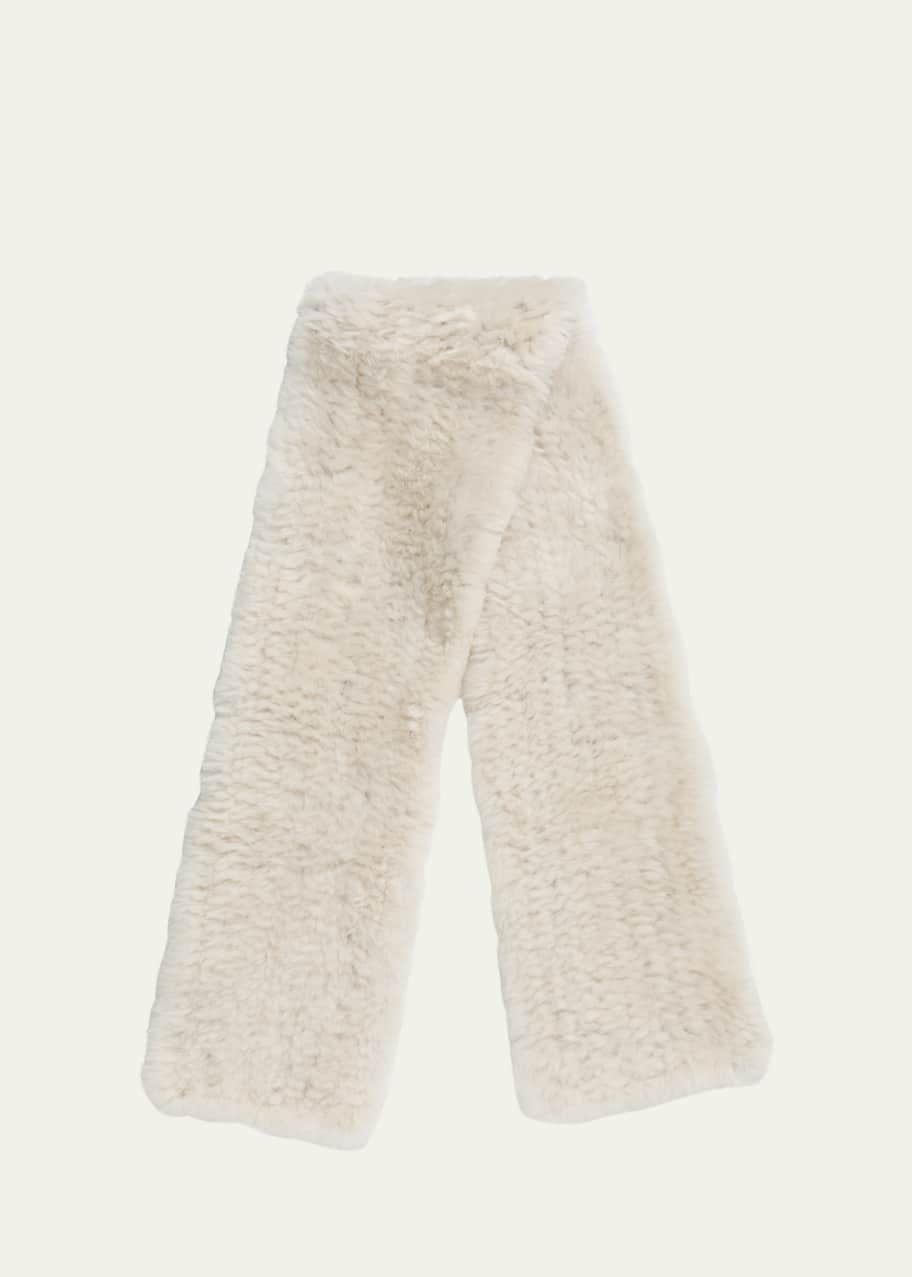 Yves Salomon Sheep Shearling Scarf - Bergdorf Goodman