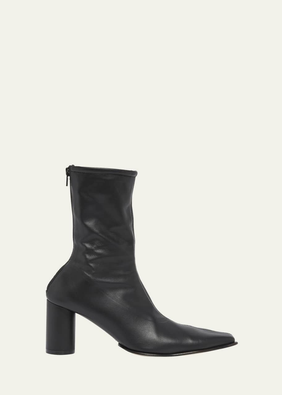 【送料&関税込】MM6 Maison Margiela Leather Ankle Boots - Un Leather and suede ankle boots in black - MM 6 Maison