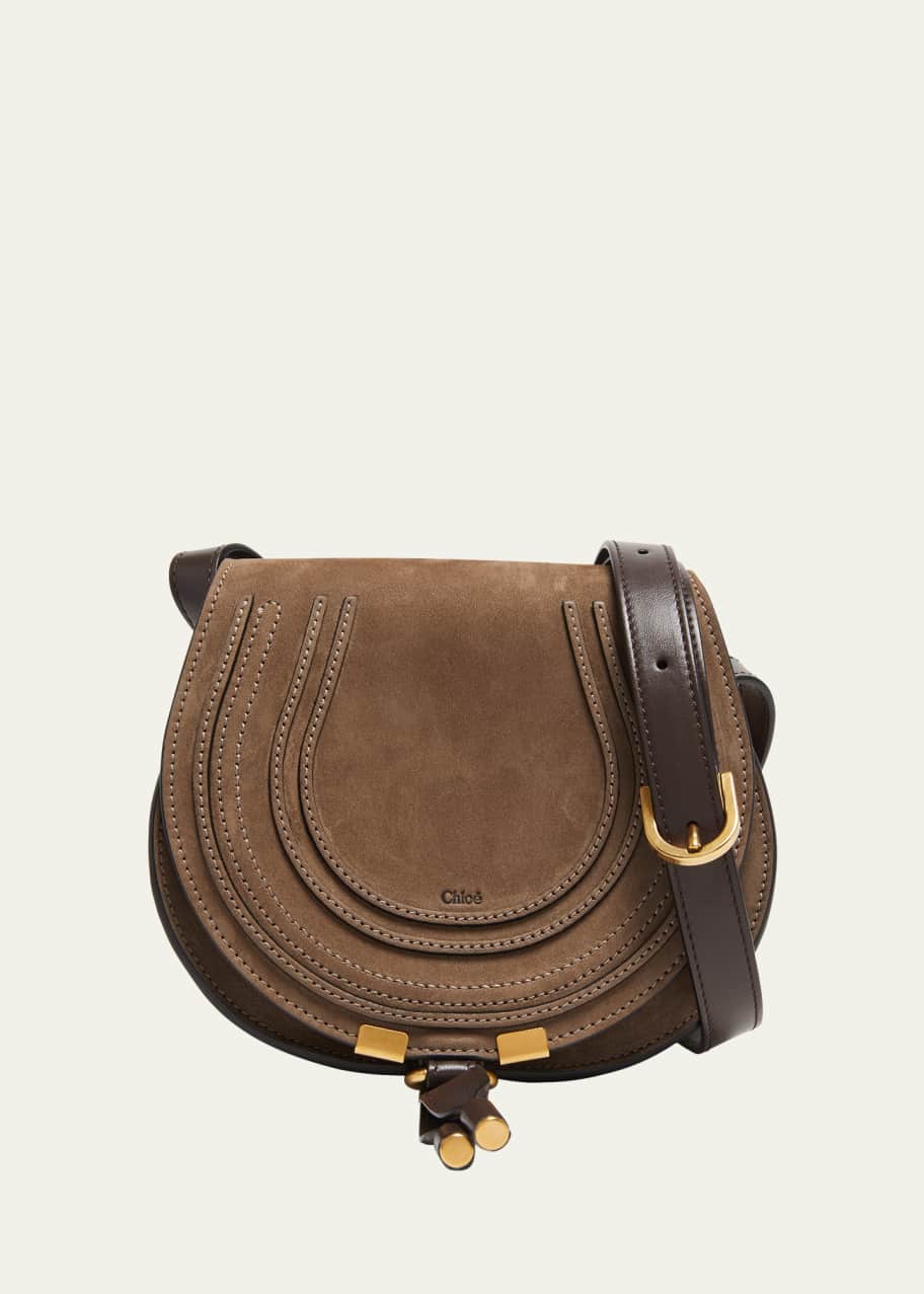 【CHLOE】 MARCIE CROSSBODY BAG Chloe Marcie Small Crossbody Bag in Croc-Embossed Calfskin