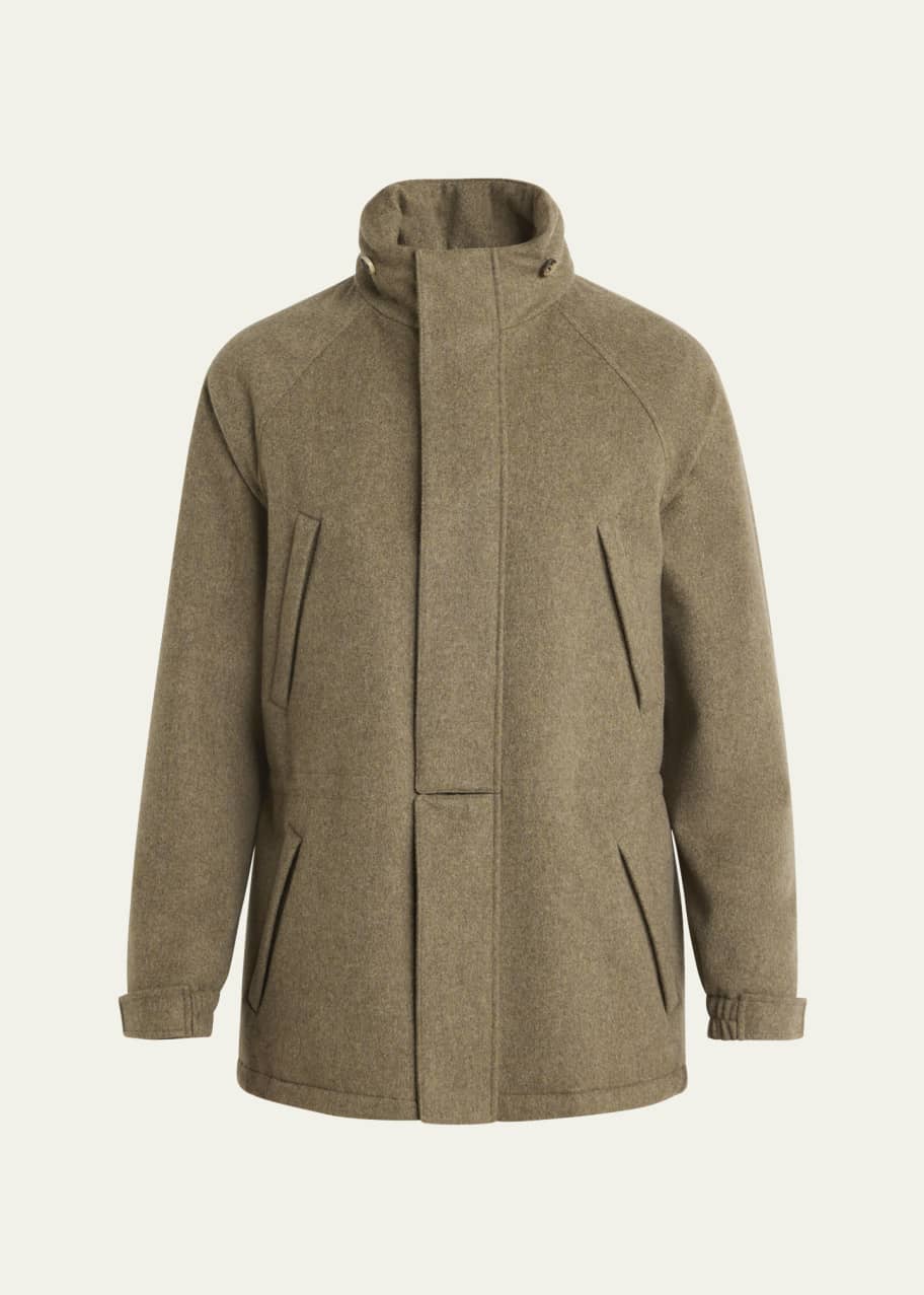 Loro Piana Men's Icer Cashmere Field Jacket - Bergdorf Goodman