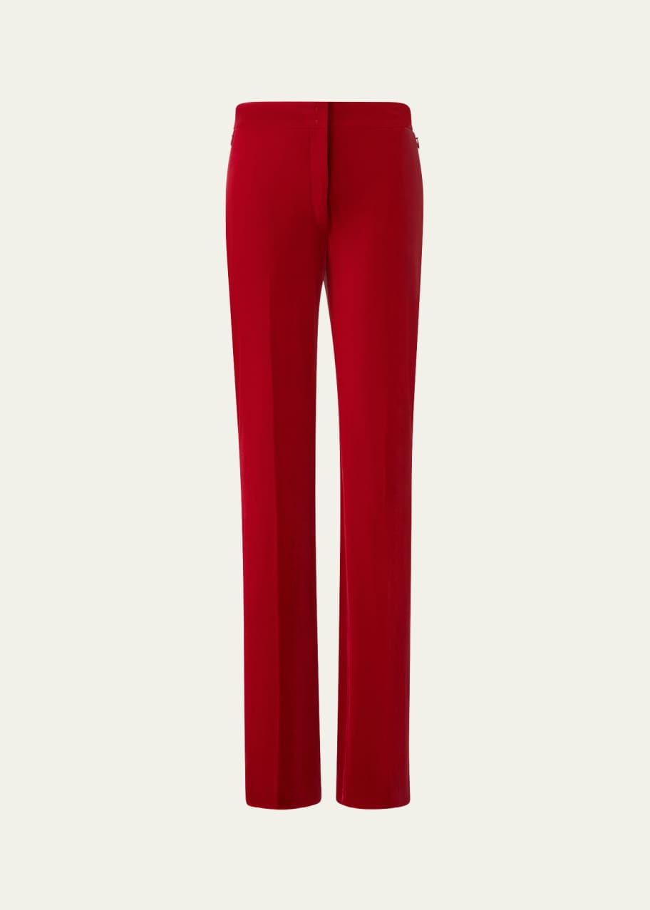 Image 1 of 1: Carl Velvet Straight Leg Pants