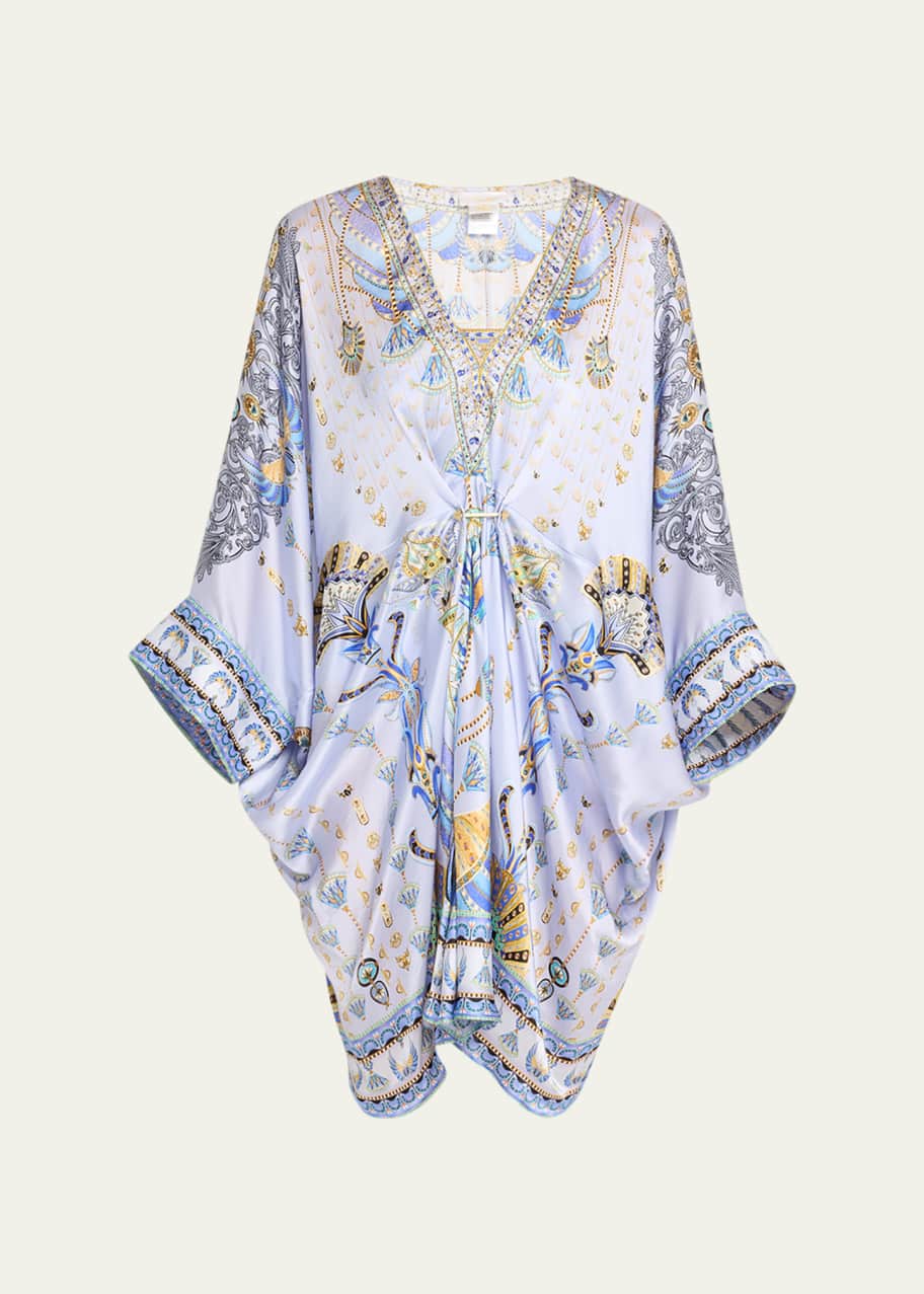 PIERCED V-NECK KAFTAN ANIMAL ALCHEMY
